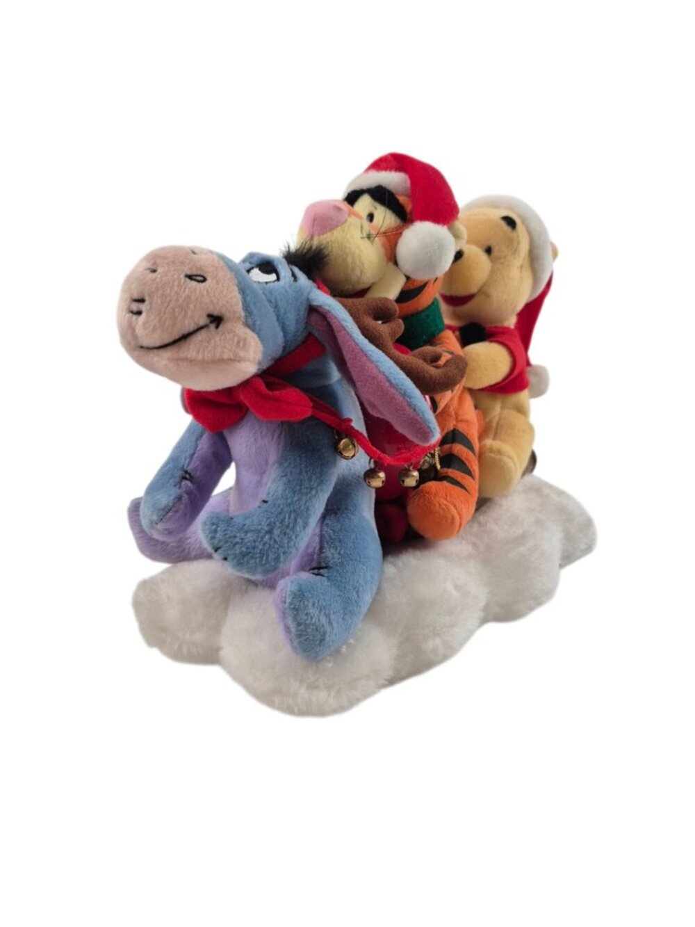 Gemmy Disney Sleigh Ride Winnie the Pooh Tigger Eeyore Animated Musical Works - Picture 8 of 10